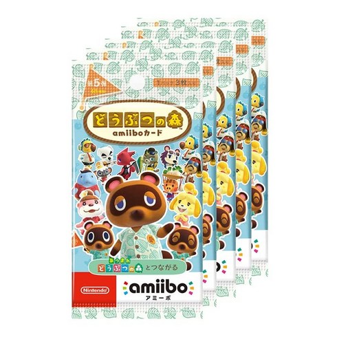 아미보5탄 - 닌텐도 동물의숲 아미보카드 5탄 25팩 1박스, 1박스 (25팩), 1개
