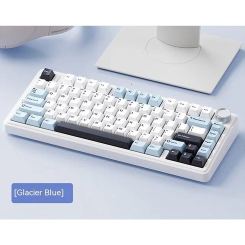 독거미키보드 기계식 키보드 개스킷 구조 풀 키 무선 블루투스 유선 트라이 모드 게임용, 없음, 없음, 1)