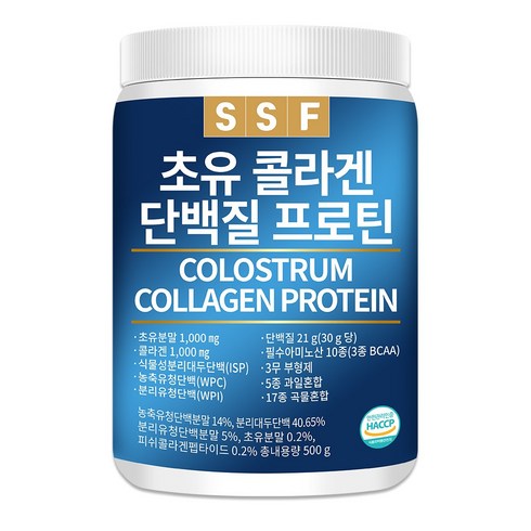 순수식품 초유 콜라겐 단백질 프로틴 쉐이크, 500g, 1개