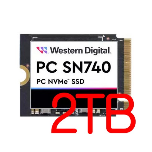 WD SN740 2T M2 2230 SSD NVME 스팀덱 완벽 호환, SN 740 2TB