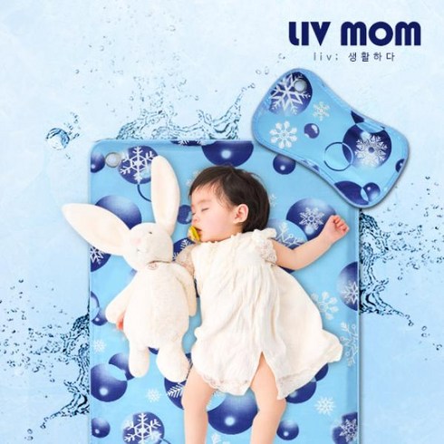 리브맘 얼음골 냉수 쿨매트 (매트+베개), 02_2.양면발수코팅(더블세트)