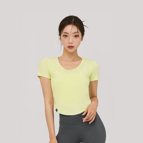 젝시믹스 젤라라이트 라운드 크롭탑 1+1 (XT4355G)