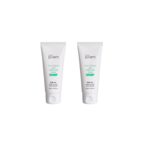 메이크프렘 세이프미 릴리프 모이스처 클렌징 폼, 100ml, 2개