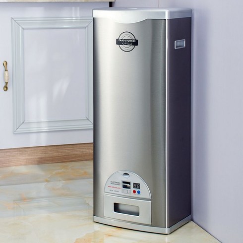 힙스터샵 빌트인쌀냉장고 쌀냉장고 스마트 쌀통 대용량, I. 실버 30KG(전자 버전 ZAAD)/30x22x7, 1개