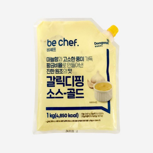 동원갈릭디핑소스 - 동원 비셰프 갈릭디핑소스골드 1kg, 1개