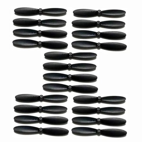 드론프로펠러 20pcs 4D-V9 미니 RC 드론 4DRC V9 프로 펠 러 블레이드 보호 메이플 리프 예비 부품, [01] 20PCS