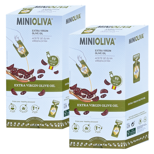 코스트코 미니올리바 올리브오일 엑스트라버진 캡슐, 640ml, 2개