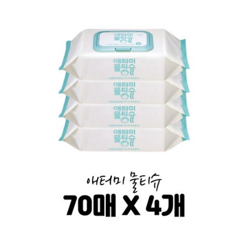 2023년 가성비 최고 애터미물티슈 - 애터미 물티슈 4개, 상세페이지 참조, 상세페이지 참조