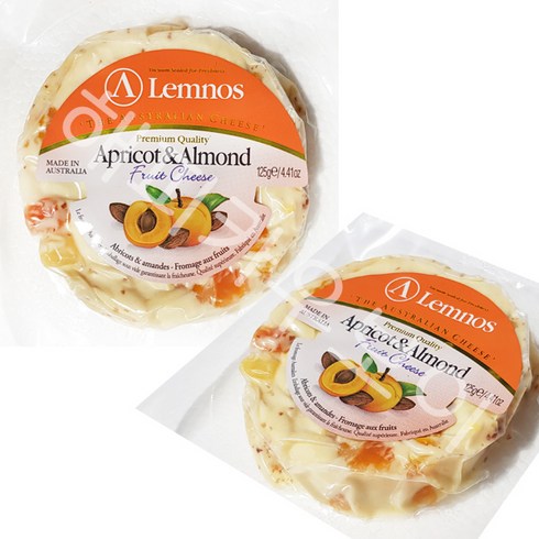 램노스 과일치즈 125g 살구아몬드 12개 24개 수량선택