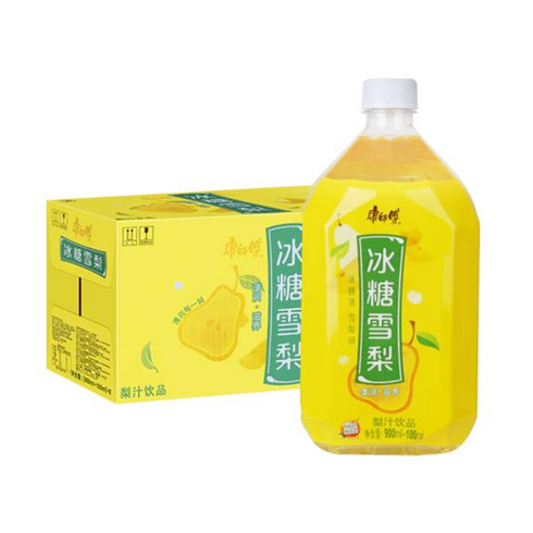 홍홍 중국식품 캉스푸 빙당설리 1박스(1L*12개입) 배음료 배맛 중국음료, 1L, 12개