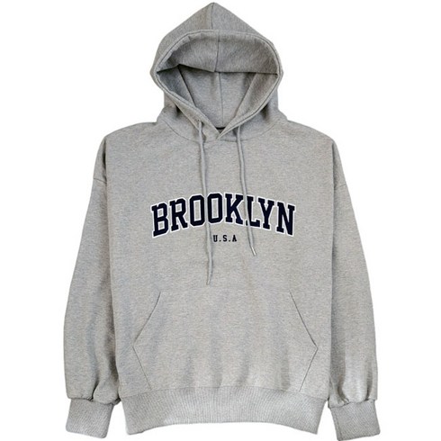 2023년 가성비 최고 명품후드티 - 피노 브루클린 레터링 패치 자수 오버핏 후드티 4컬러