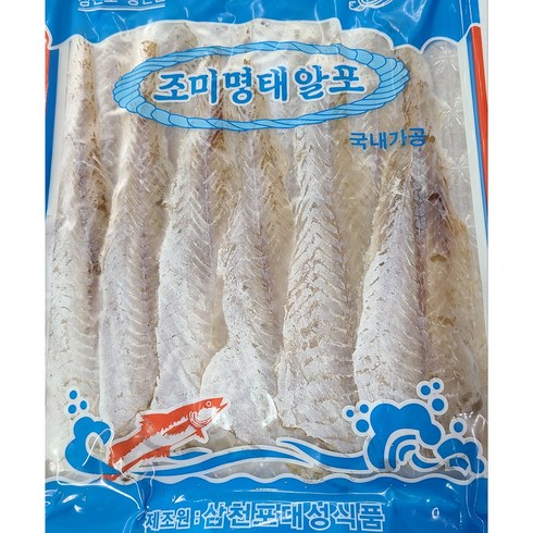 삼천포 건어포 세트 - 웰빙건어물 대성식품 삼천포 명태알포 한봉 400g 술안주 간식 전거리 주전부리 제수용전, 1개