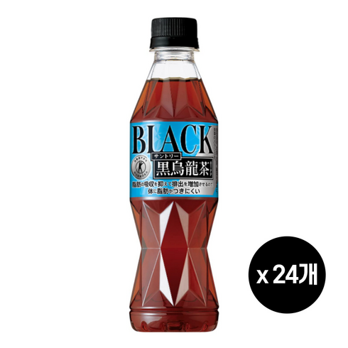 흑우롱차 - 산토리 흑우롱차 353ml 한박스 24개, 1박스