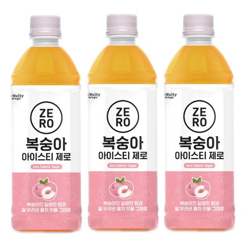 제로칼로리 복숭아 아이스티, 24개, 500ml