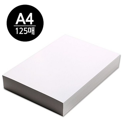 300g 마분지 도화지 125매 마니라 A4 자존감수업 색연필 화방 하드보드지 수채화물감 드로잉북 색종이 sno*64739pO, 본상품선택