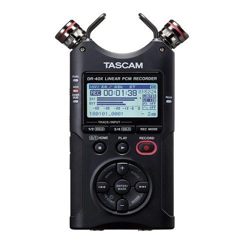 TASCAM 타스캠 오디오 인터페이스 PCM 레코더 DR-40X