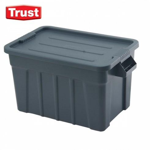 브루트박스 - 트러스트 THOR 다용도 토트 박스 75L + 덮개, GREY, 1세트