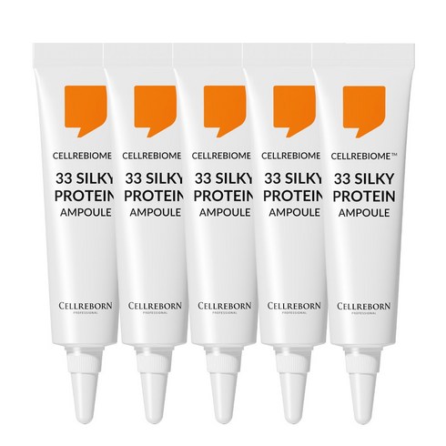 셀리본 셀리바이옴 33실키 프로틴 손상모발용 앰플, 10ml, 5개