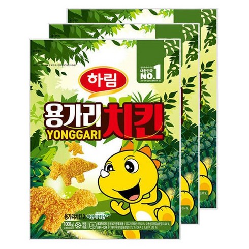 용가리치킨 - 하림 용가리치킨1kg x 2개+100g, 3개, 1kg