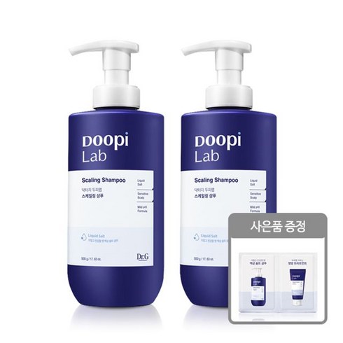 닥터지 닥터지 두피랩 스케일링 샴푸 500g 2개 + 샘플 2종, 단일옵션