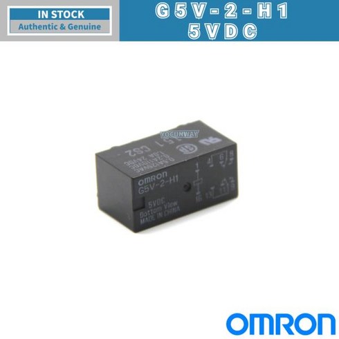 오므론패드 - OMRON 정품 신호 릴레이 G5V-1 G5V-2-H1 3V 5V 9V 12V 24V 48V 6PIN 1A 8PIN 2A DC12V 5VDC 12VDC 24VDC 신제품, 6) G5V-2-H1-5VDC