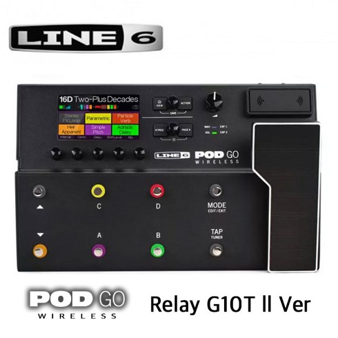 Line6 - POD GO Wireless / 와이어리스 멀티이펙터 (Relay G10T ll Ver), *, *, *, *