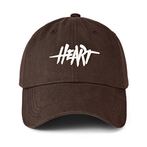 니드인라이프 하트 레터링 컬러 볼캡 야구모자 캡모자