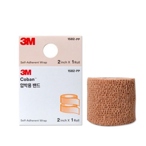 2023년 가성비 최고 코바4 - 해호 쓰리엠 코반 압박용밴드 2인치 x 1롤 1582pp, 4개