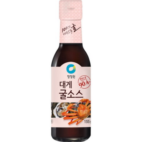 백앤 청정원 대게 굴소스, 155g, 10개