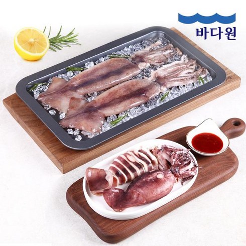 구룡수산손질통오징어 특대 160g16미 - [바다원(주)] 손질통오징어 320g x 8팩 (16마리), [0001]기본상품, 8개