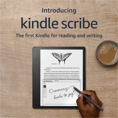 kindlescribe - [New] Kindle Scribe 킨들 스크라이브 (64GB) 10.2 인치 디스플레이 Kindle 사상 최초의 필기 입력 기능 탑재 프리미엄 펜 첨부