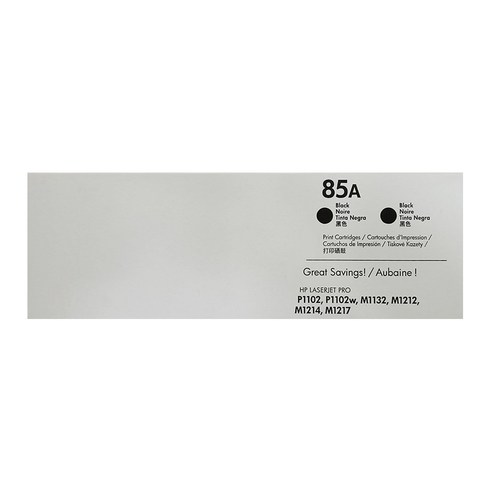 HP정품토너 85A CE285A LaserJet P1102 M1132 M1212, 1개