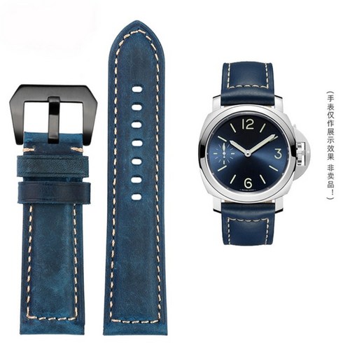 파네라이시계 - PANERAI 파네라이 시계 호환 pam 688 441 20mm 22mm 24mm 26mm 스테인레스 핀버클 레더 스트랩 스티치 가죽 워치 밴드 시계줄