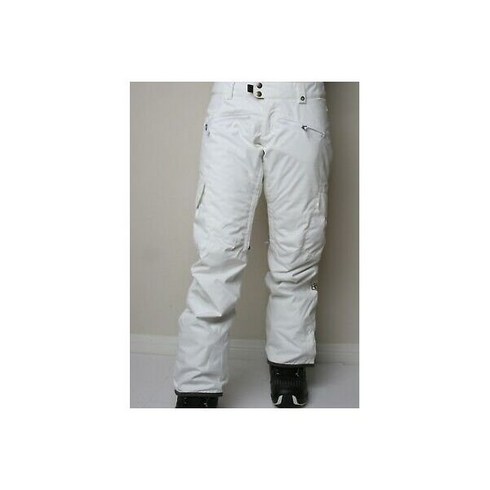 686 보드복 바지 여성 Mistress Insulated Cargo Snowboard Pant (S) White L9W411-WHT
