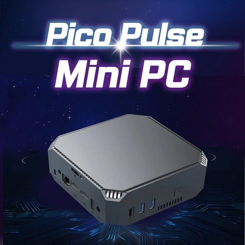 피코펄스 미니PC N100 Black, 512GB, 16GB