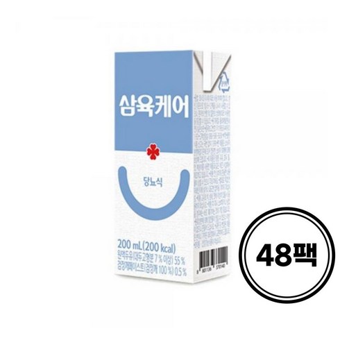 고령친화식품 당뇨식단 간식 음료수 요양병원, 48개, 200ml