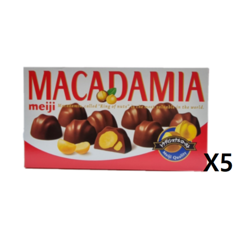 메이지 마카다미아 초콜릿, 63g, 5개