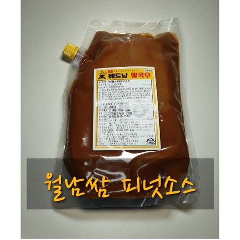 땅콩소스 - 피넛월남쌈디핑소스/2kg 샤스샤브땅콩소스, 2kg, 1개