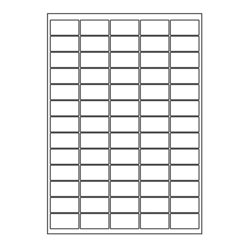 오피스라벨 A4 라벨지 65칸(5x13) 100매 흰색 바코드라벨 물류관리라벨 스티커라벨 폼텍 규격 라벨용지 라벨지