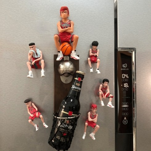 농구 슬램덩크 강백호 벽걸이형 병따개 냉장고 스티커, L