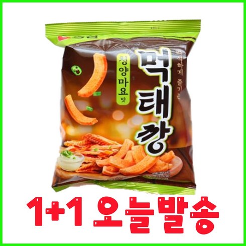 2023년 가성비 최고 농심먹태깡 - 당일발송 핫신상 청양마요맛 먹태깡60g 1+1, 60g, 1개