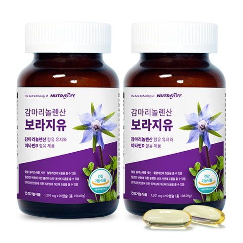 뉴트라라이프 감마리놀렌산 보라지유, 90g, 2개