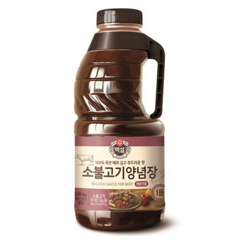 백설소불고기 양념, 2.45kg, 1개