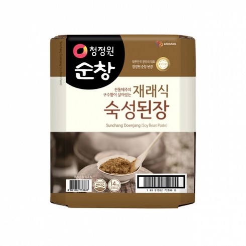 순창 청정원 재래식 숙성된장14kg, 14kg, 1개