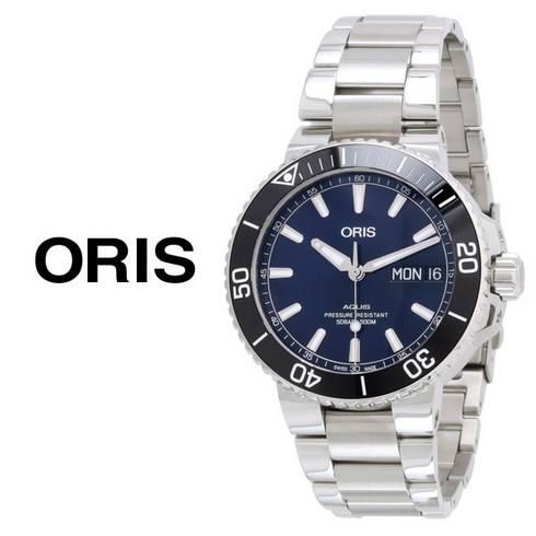 ORIS 오리스 애커스 빅데이 데이트 딥블루 752 7733 4135