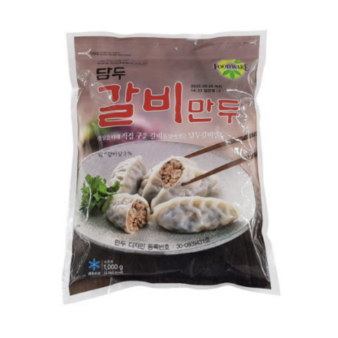 담두 갈비만두1kg, 1kg, 6개