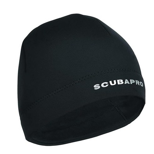 Scubapro 네오프렌 다이브 비니 블랙 S/M, Small-Medium