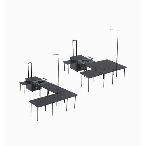 2023년 가성비 최고 igt테이블 - Naturehike 이동식 카트 테이블 IGT 테이블, 01. 세트