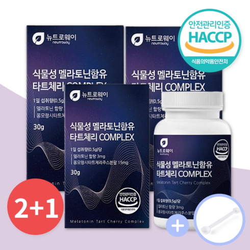 타트체리분말 - 2+1 식물성 멜라토닌 먹기편한 분말 30g 6개월분 몽모랑시 타트체리 메라토닌, 30x3통 (약 6개월분), 3개