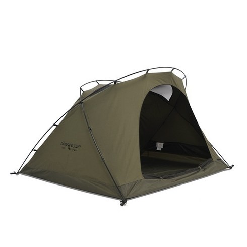 2023년 가성비 최고 캠빌고동텐트 - 고동 텐트 캠빌 2인용 미니텐트 야외 가을 겨울 플라이, 아미 그린